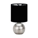 Stolná lampa PERLO E14 SILVER/BLACK STRUHM 03290