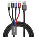 BASEUS 4V1 2X BLESKOVÝ USB KÁBEL, MIKRO, USB-C