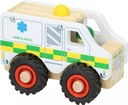 Drevené autíčko pre deti MARIONETTE Ambulance Ambulance