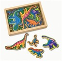 Melissa Doug Drevené MAGNETY Dinosaury