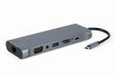 Gembird Hub USB-C HDMI DP VGA 4xUSB 3.1 USB-C PD a