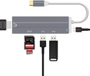 Daffodil HUB 05S Device 6v1 USB-C 3.0 HDMI 4K adaptér