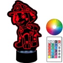 LED nočná lampa PAW PATROL MARSHALL GIFT NAME