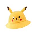 Žltá čiapka PIKACHU BUCKET 55-58 LETNÁ ČIAPKA