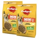 PEDIGREE ADULT MINI 2x2kg SUCHÉ KRMIVO HYDINA SO ZELENINOU PRE PSY MALÝCH PLEMEN