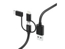 Micro USB-Type-C-Lightning - USB kábel HAMA 1,5 m