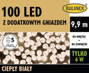 Svietidlá BULINEX 100LED teplá biela s príslušenstvom