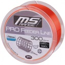 MS RANGE PRO FEEDER LINE 300m 0,22mm ORANŽ