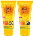 DAX SUN Ochranný krém na tvár na slnko SPF50+ 2x50 ml