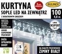 BULINEX LED clona cencúľ 100L LINE EKSPERT biely studený, biely kábel D/G