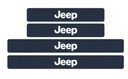 Ochranné nálepky na prah dverí Jeep - Blue Logo