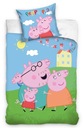 PEPPA PIG FAMILY DETSKÉ POSTELIENKY 100x135