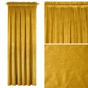 Velour Curtain on Tape Tunnel Semi-darkening Velvet 135x270 ROSA