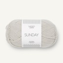 Sandnes Yarn nedeľa 3820 Gray Merino