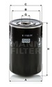 W 1150/91 MANN-FILTER Filter, ovládanie hydrauliky