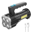 NABÍJACIE T6 LED COB USB BATERKA