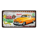 Drive In Liquor Cuba Route Dekoratívna listová plaketa