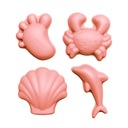 Scrunch-forms Silicone Sand Forms Coral