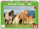 Schmidt Puzzle 200 dielikov Rodinná fotografia koní