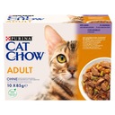 Purina CAT CHOW ADULT Jahňacie fazuľa 10 x 85g