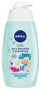 Nivea Kids gél na umývanie tela 2v1 pre chlapcov Magic Apple 500ml