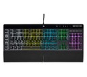 Herné makrá klávesnice Corsair K55 RGB Pro USB