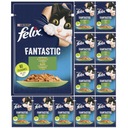 FELIX FANTASTIC Králik vrecúška pre mačky 12 x 85g