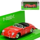 WELLY 1:24 PORSCHE 356A SPEEDSTER CONVERTIBLE ČERVENÝ