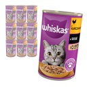 Whiskas Dospelý s kuracím mäsom v omáčke mokrá mačka jedlo 10x400g Can