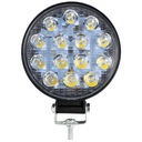 1x 42W 14LED Okrúhla 12-24V LED pracovná svetelná lišta do auta