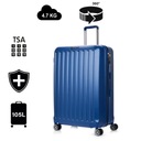 Veľký XXL kufor s kolieskami TSA lock batožina 105l ABS SwissBags Cosmos 75 cm