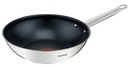 WOK PAN TEFAL COOK 28 TITANIUM INDUCTION INOX