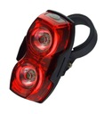 Zadná cyklistická lampa EverActive TL-X2 s 2 LED diódami