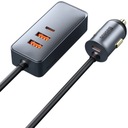 Autonabíjačka s 2xUSB +2xUSB-C 120W hubom