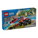 LEGO City 60412 - Terénne hasičské auto s člnom