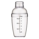 2x Cocktail Shaker - Clear Matte Bottle Bar Pub