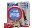 Otrávené zrno pre myši a potkany BROS 3kg