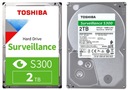 Toshiba S300 2TB Surveillance HDD pre CCTV