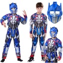 OPTIMUS PRIME OUTFIT TRANSFORMÁTOROVÁ MASKA KARNEVALOVÝ KOSTÝM 134 / 140