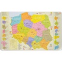 906524 STOLNÁ PODLOŽKA POD MYŠ MAPA POĽSKA