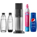 SODASTREAM Saturator DUO 2 fľaše čierna + PEPSI