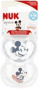 NUK Silikónový cumlík 6-18 m Disney Mickey Mouse 2 ks čb.