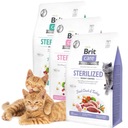 BRIT CARE CAT BEZZRNNÉ STERILIZOVANÉ SUCHÉ KRMIVO ZMES SCHÔD 3x400g