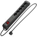 Anti-Surge Power Strip Predlžovací kábel s vypínačom 5 zásuviek 1,5M