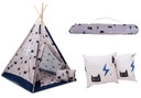 TIPI STAN TEEPEE MAT + 2 VANKÚŠE MAČIATKO KAT