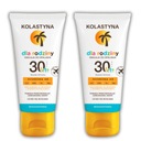 2X EMULZIA NA OPAĽOVANIE PRE CELÚ RODINU KOLASTYNA SPF30 250ML VODEODOLNÁ