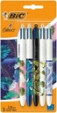 BIC Message Botanical 4-farebné guľôčkové pero 5 ks