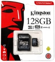 KINGSTON MEMORY CARD 128GB MICRO SD MEGA RÝCHLA