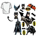 Nálepka Batman Nažehľovacie obliečky na oblečenie na tričká Termo set 30x20cm