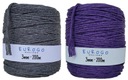 Krútená šnúra pre Macrame Cotton Lavender Graphite ECO Set